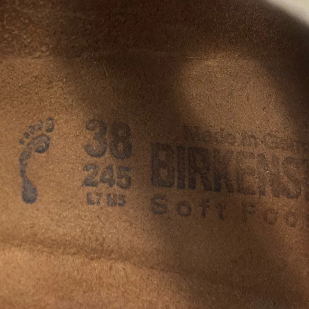 Birkenstock Florida Three-Strap Holographic Silver Slide Sandal SzEU38 L7 - M5 - Image 10