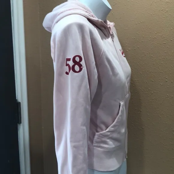 Reebok  pink full zip Hoodie - Image 2
