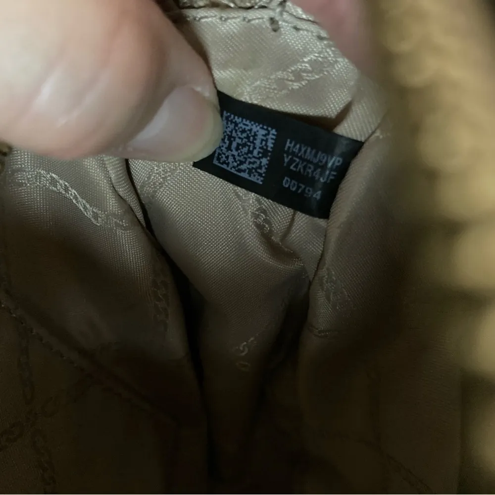 Michael Kors VNTG MK  Crossbody SHOULDERBAG tan leather - Image 4