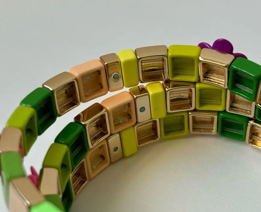 NWOT Roxanne assoulin set of three garden variety bracelets - Image 6