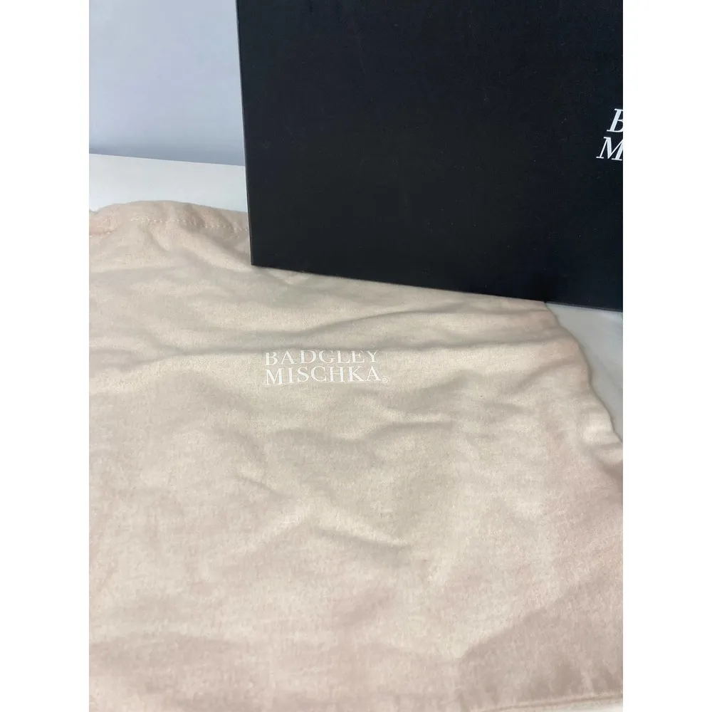 Badgley Mischka Kate Embellished Blue Heels Size 6 - Image 3