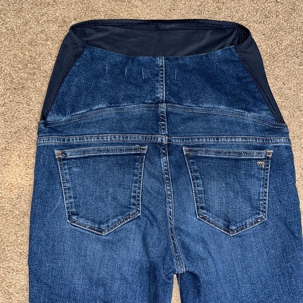 Madewell Maternity Over-the-Belly Skinny Jeans Blue Coronet‎ Wash 25 - Image 7