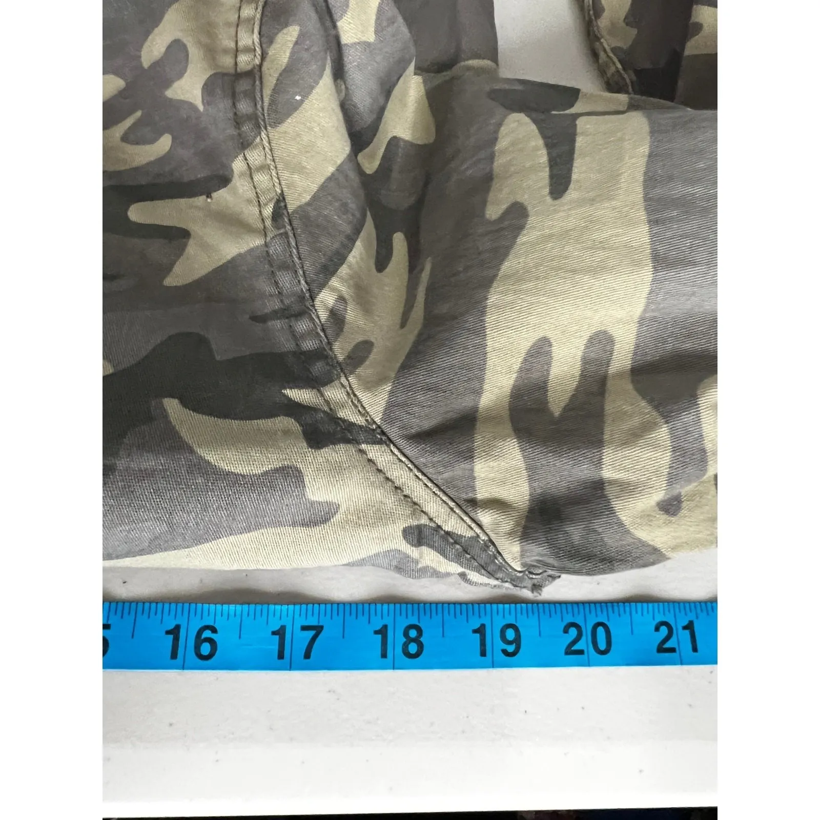 Sanctuary Jacket Womens Button‎ Front Camo Shacket Military Olive Size S - Image 8