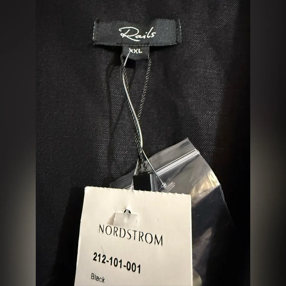 Rails Georgie Black Button-Up Romper‎ Size 2Xl - Image 8