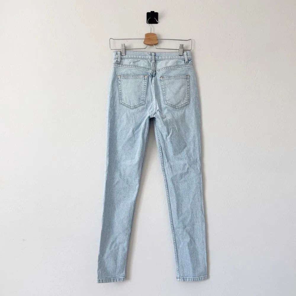 NEW Reformation Serena High Skinny Jeans in Aruba Light Wash Size 25 - Image 7