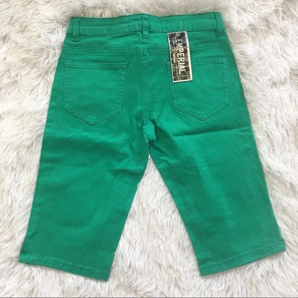 Emperial premium green cotton summer shorts size 3 - Image 9