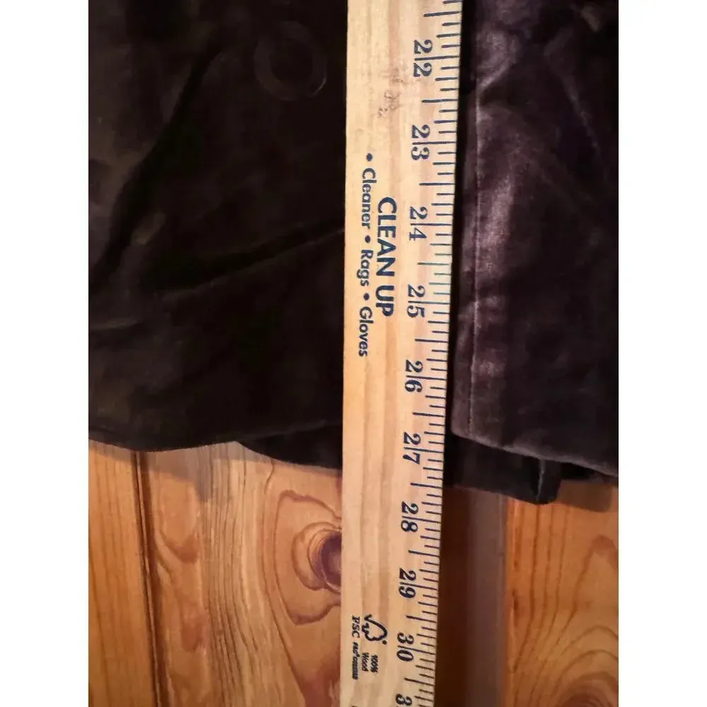 Vintage Apostrophe Brown Velvelt doule breasted fitted Blazer 6 Cotton blend - Image 7