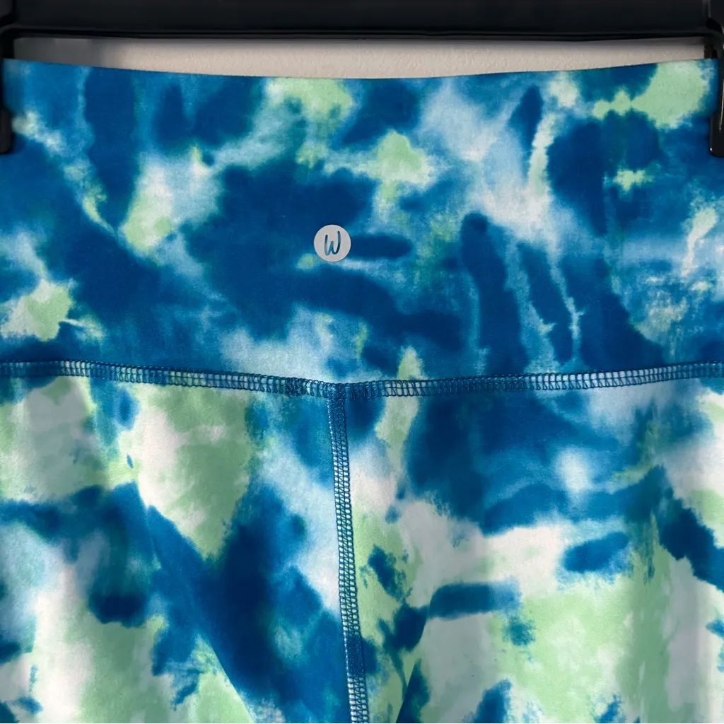 Wildfox Sweat Blue Green Tie Dye High Rise 25in Leggings S NWOT - Image 4
