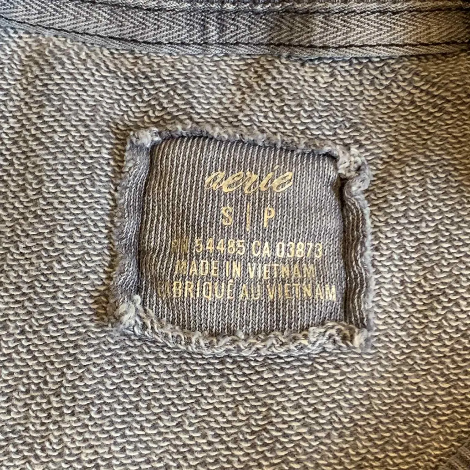 ​Aerie UPSTATE Blue Crewneck Sweatshirt S Petite Vtg Wash Faded Aesthetic VSCO - Image 5