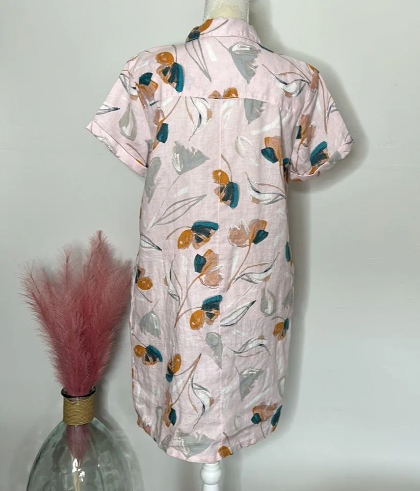 Rachel Zoe • linen button down floral dress - Image 87