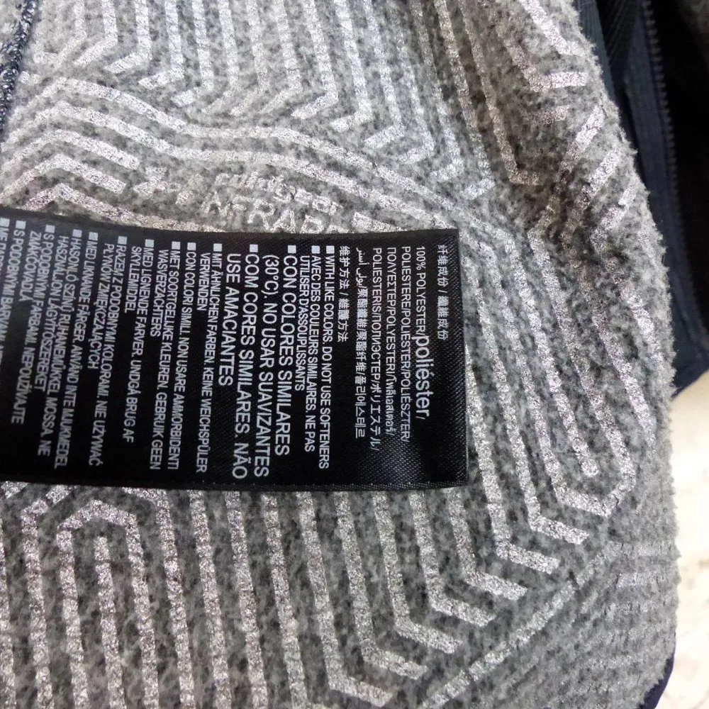 Under Armour Jacket Women M Black Gray ColdGear Fleece Infrared Loose Fit Hooded - Image 16