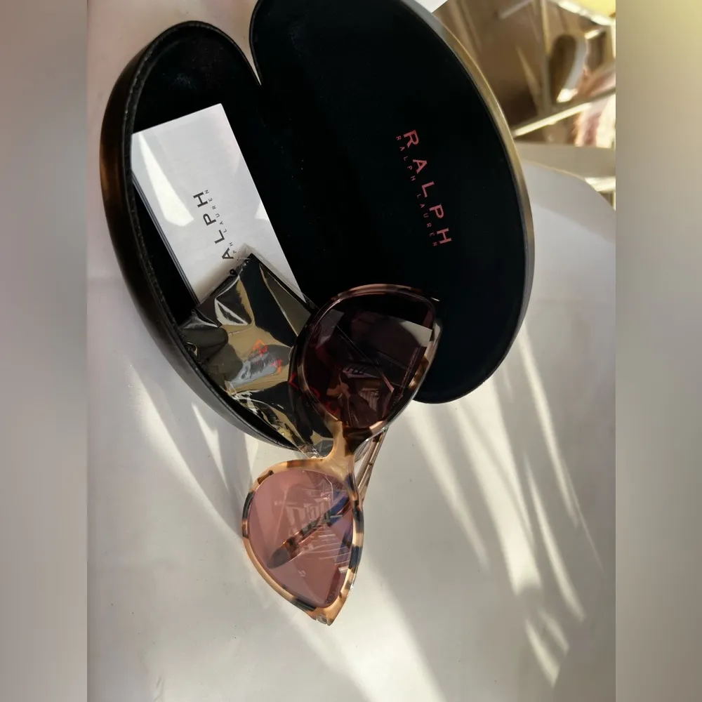 Ralph Lauren RA5160 1116/14 57. 17 13 New Brown Snakeskin Print/Gold Sunglasses - Image 7