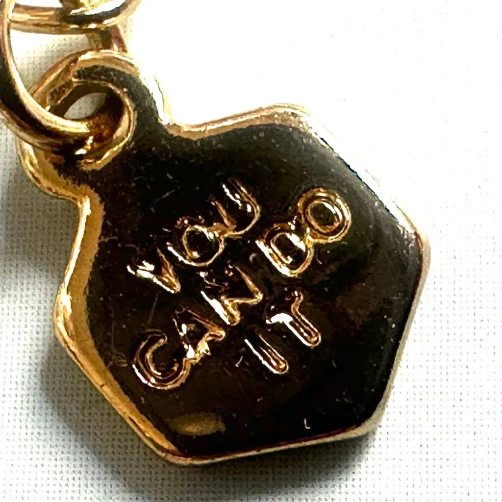 R.J. Graziano “You Can Do It” Bee Necklace Gold - Image 11