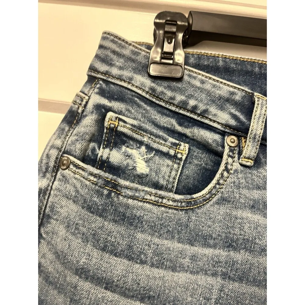 New LOFT Jeans Size 8 Womens Blue Stretch Jeans Ladies Mid Rise Curvy Skinny - Image 6