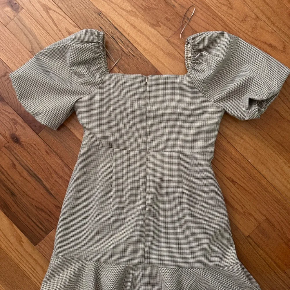 Aqua Puff Sleeve Mini Dress - Image 4