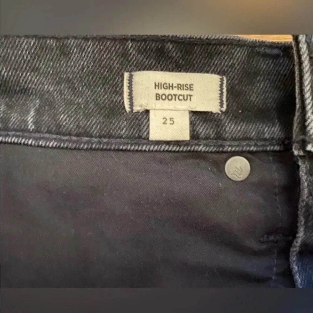 Madewell Black High-Rise Bootcut Jeans Size 25 *Altered* - Image 10