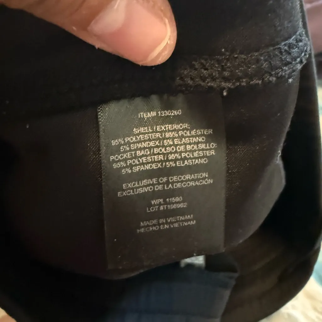 32 Degrees Womens Classic Black Joggers - Image 2