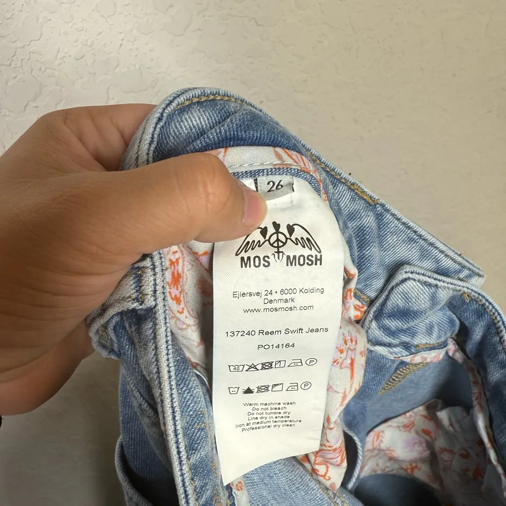 Mos Mosh Reem Swift Jeans Size 26 Blue - Image 7