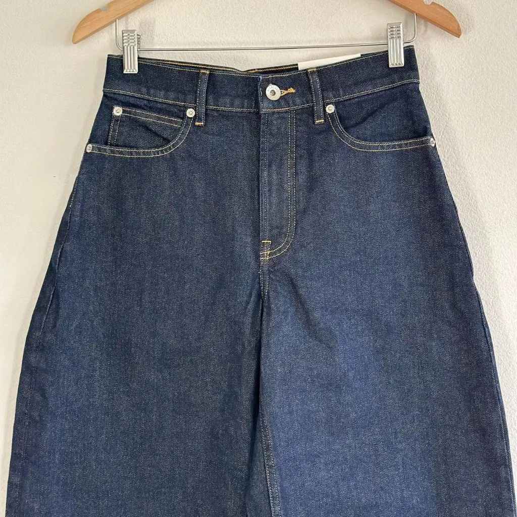 Everlane The Way High Curve Jean in Pure Blue, Size 27 - Image 7