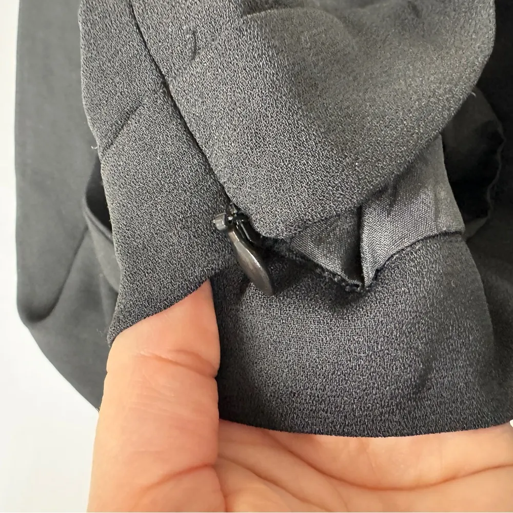 Sndys Revolve Black Wrap Midi Skirt Womens S Classic Preppy Pencil Career - Image 10