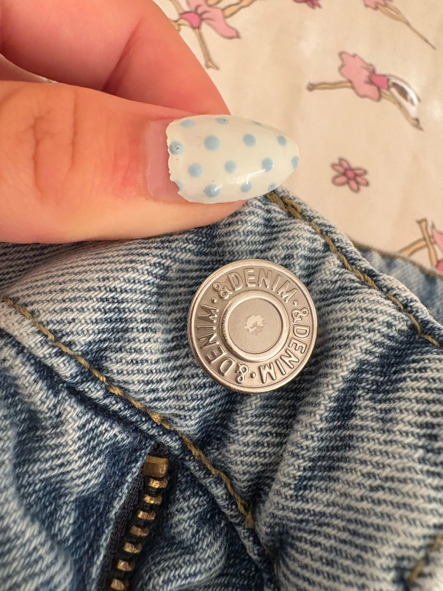 And denim ripped wide leg jeans Blue Size 6 - Image 4