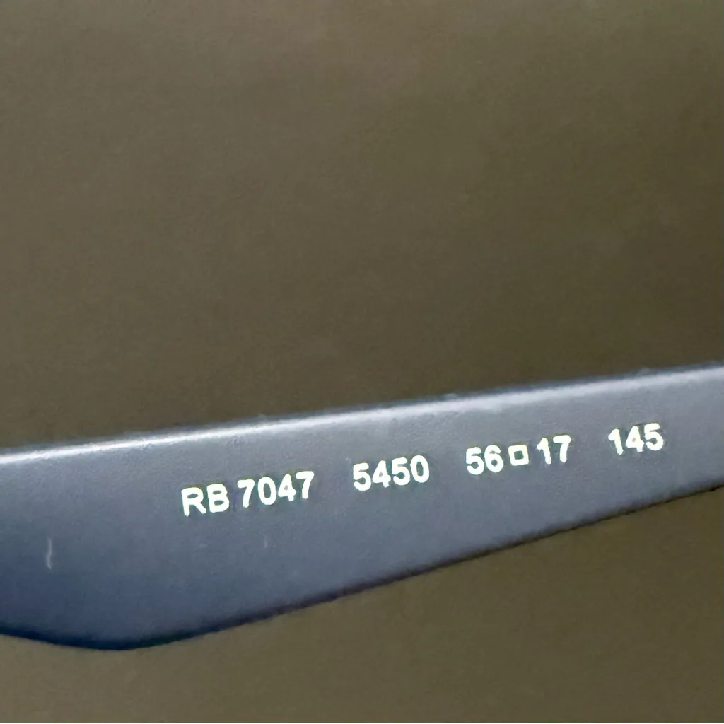 RAY-BAN RB 7047 5450 56-17 Matte Navy Bifocal Lenses Rx Eyeglasses - Image 14