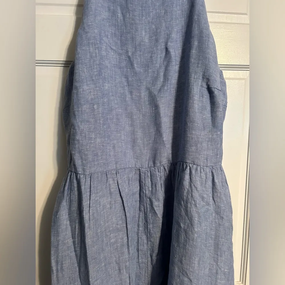 NEW! Lands’ End denim maxi dress size 1X Blue - Image 5