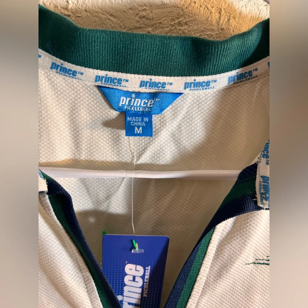 Prince Tennis Dress White and Green Mini athletic tennis prep pickleball summer Size M - Image 2