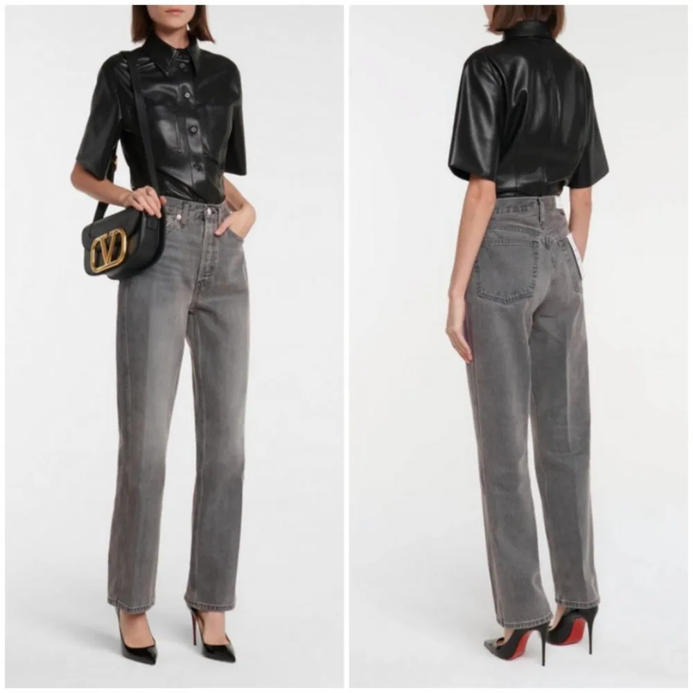 💕RE/DONE💕 Originals 90s High Rise Loose Jeans ~ Vintage Ash Grey 29 NWT - Image 3