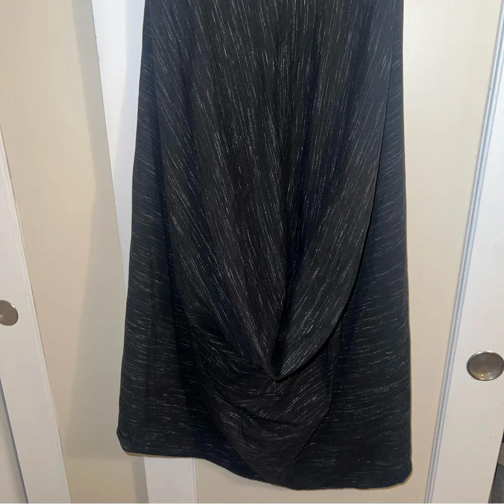 Gra Destino Brazilian Cotton Blend Lagenlook Dress Black Size M - Image 6