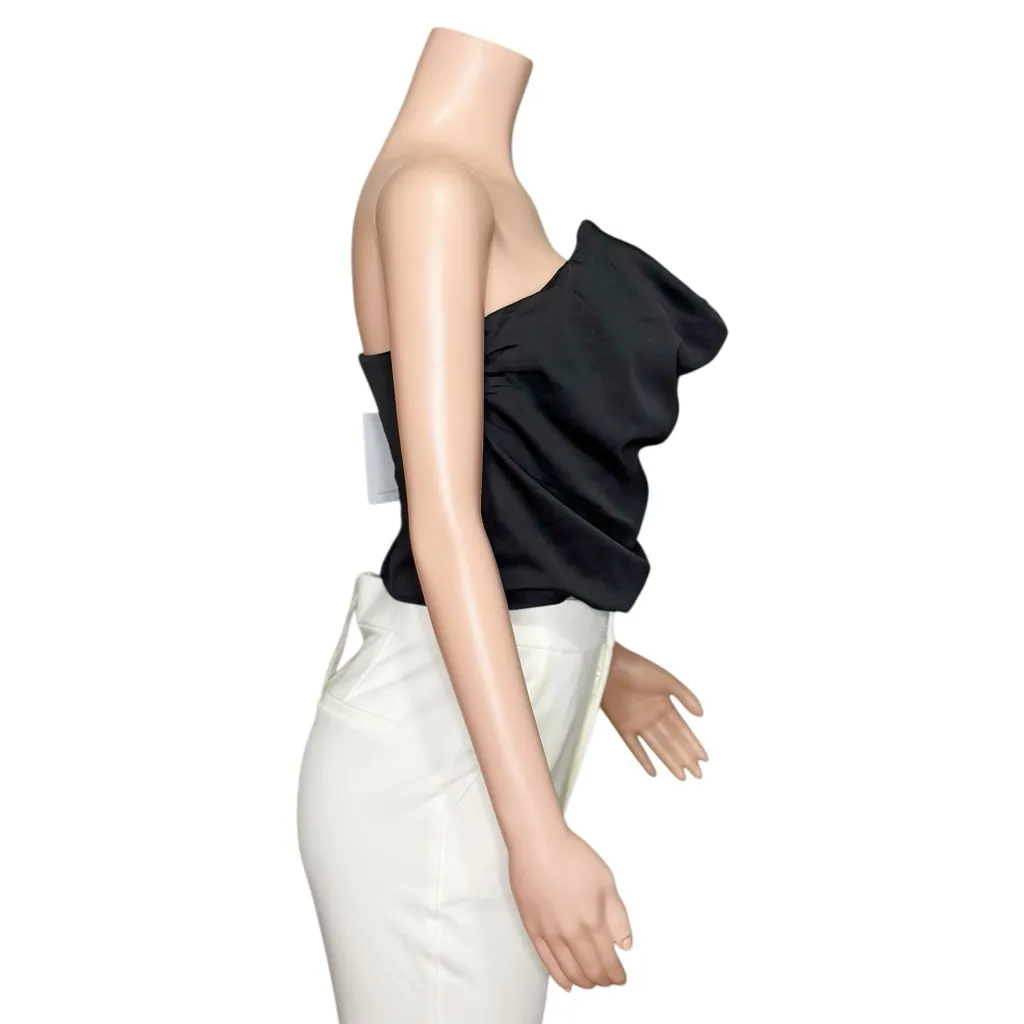 LOVERS + FRIENDS Adler Strapless Corset Top, Black, Large - Image 9