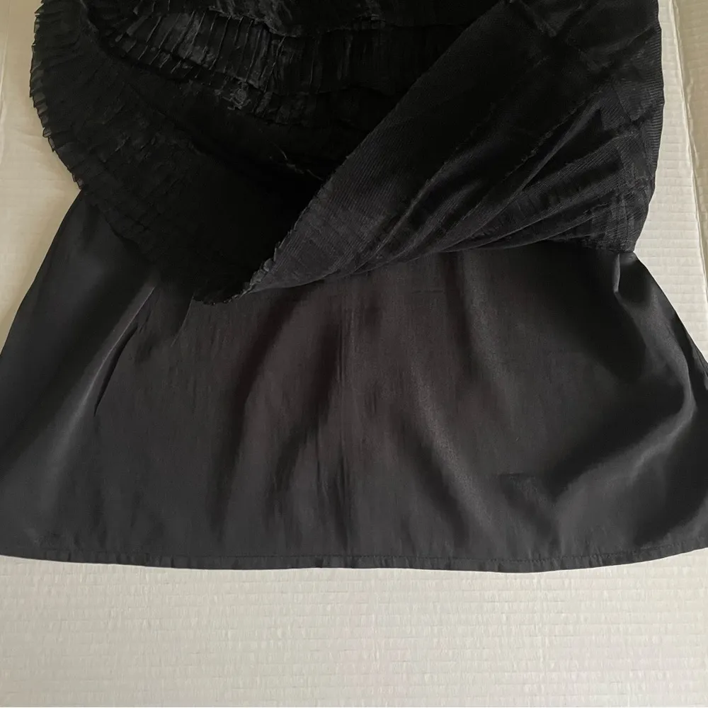 Free People Women “Little Black Dress” Tiered Sleeveless Cocktail Size 4 - Image 4