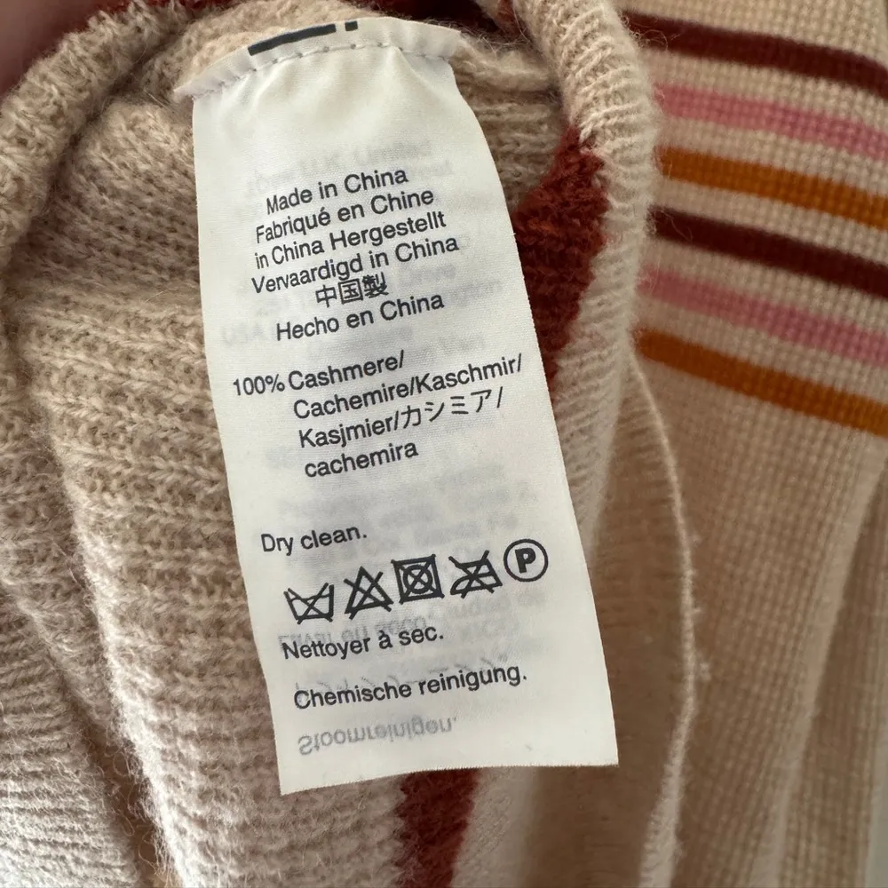 Madewell 100% Cashmere Sweatshirt in Hendry Stripe Sweater - Image 7