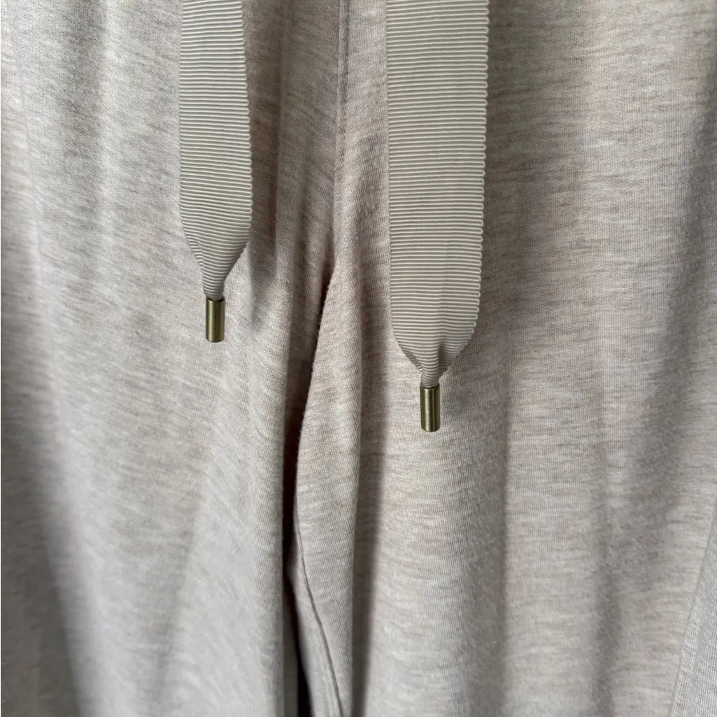 Lululemon lounge crop wide leg pants drawstring waist t size 10 relaxed soft - Image 5