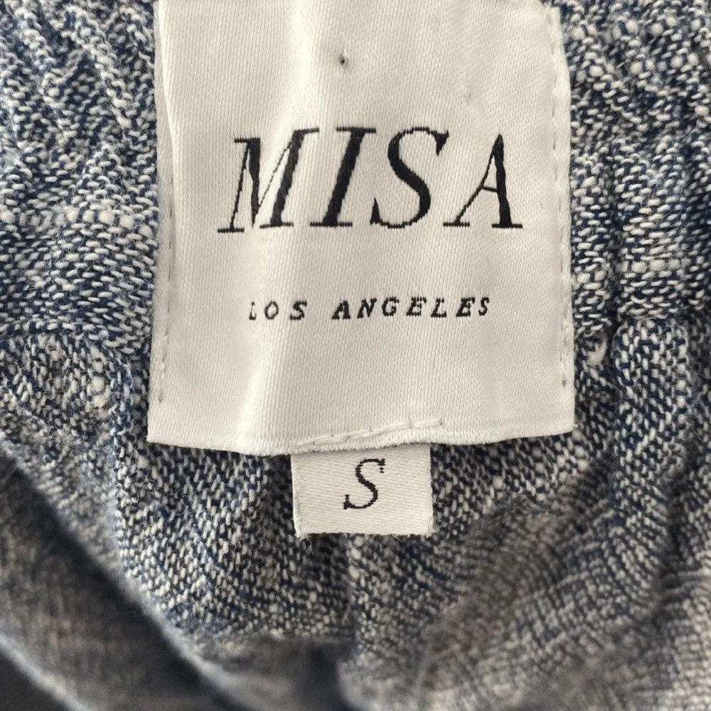 Misa Los Angeles Vanessa Denim Off Shoulder Mini Dress - Image 7