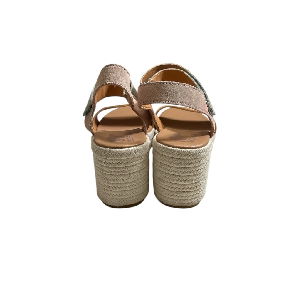 Sorel Cameron Pastel Wedge Sandals,size 9 - Image 7