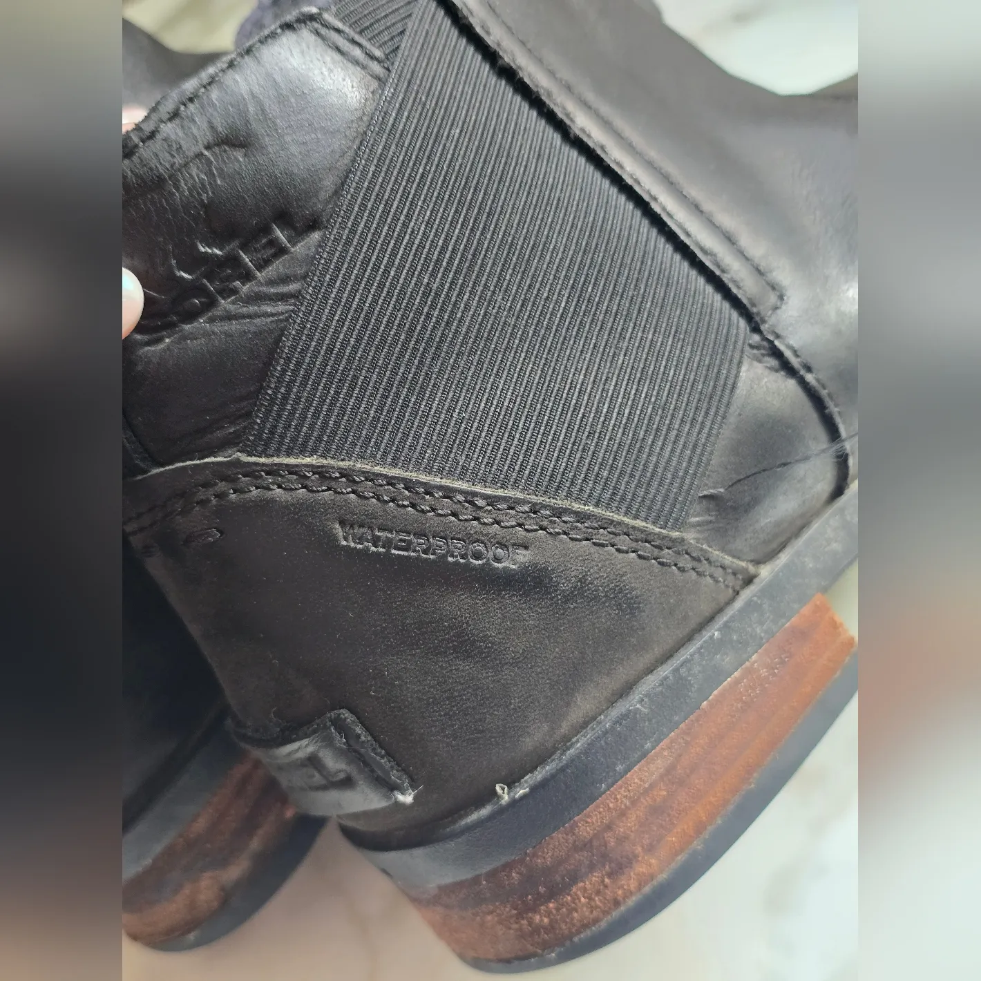 Sorel Emelie Women's Charcoal Black Ankle Boots - Image 7