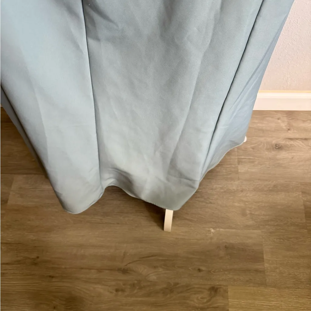 Show Me Your Mumu Teal Blue Chicago High Neck Bridesmaid Dress Womens M - Image 3