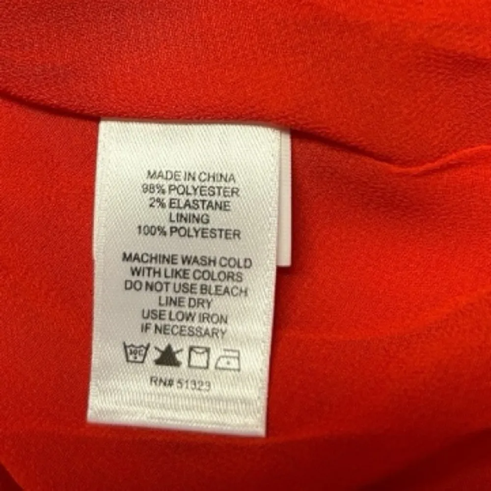 $139 CECE NEW Women’s Red Ruffled-Sleeve Cascading Belted Fit & Flare Dress 14 - Image 11