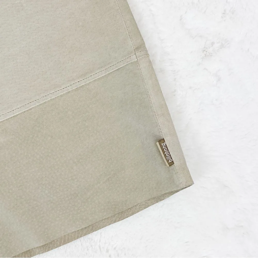 Billabong Vintage Suede Leather A Line Skirt Taupe‎ Tan Juniors 7 - Image 4