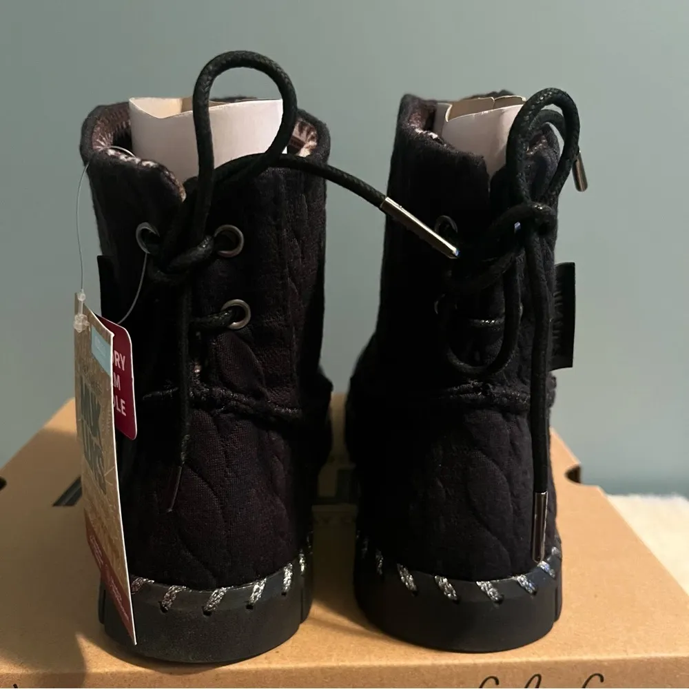 Muk Luks Women’s Flexi Hoboken Boots Black Size 6.5 - Image 7