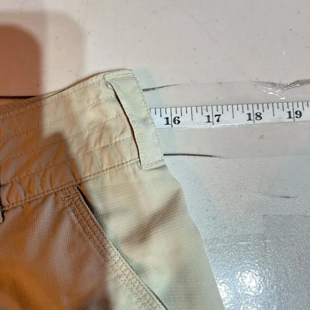 Columbia Titanium Womens Mid-Rise Packable Convertible Hiking Pants Beige Size 6 - Image 12