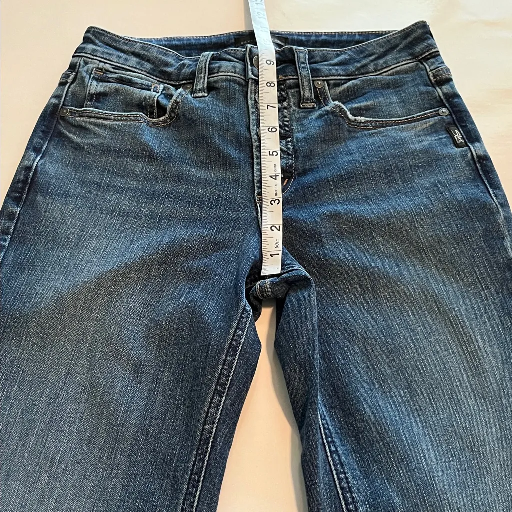 Silver Jeans Most Wanted Straight Mid Rise Size 27 - Image 6