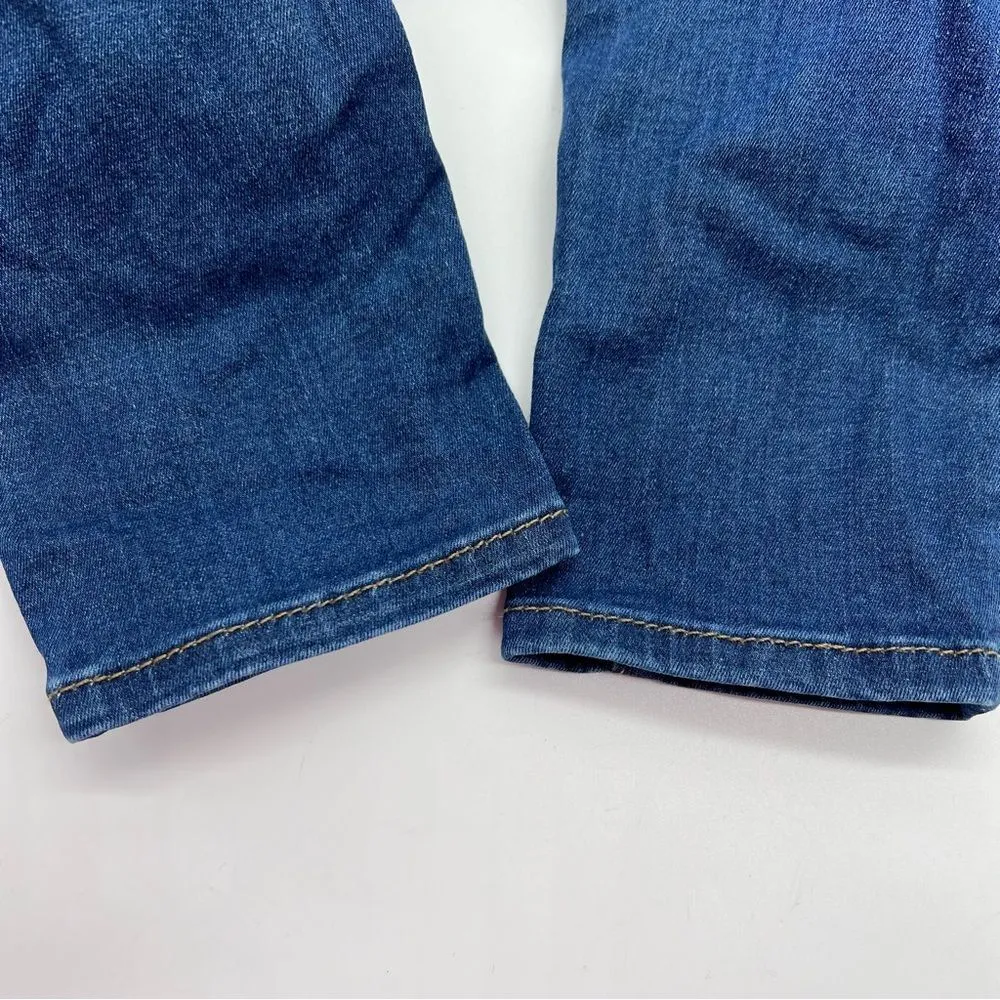 TopShop Women's Moto Leigh Skinny Leg Mid Rise Dark Wash Size W26 to Fit L32 - Image 12