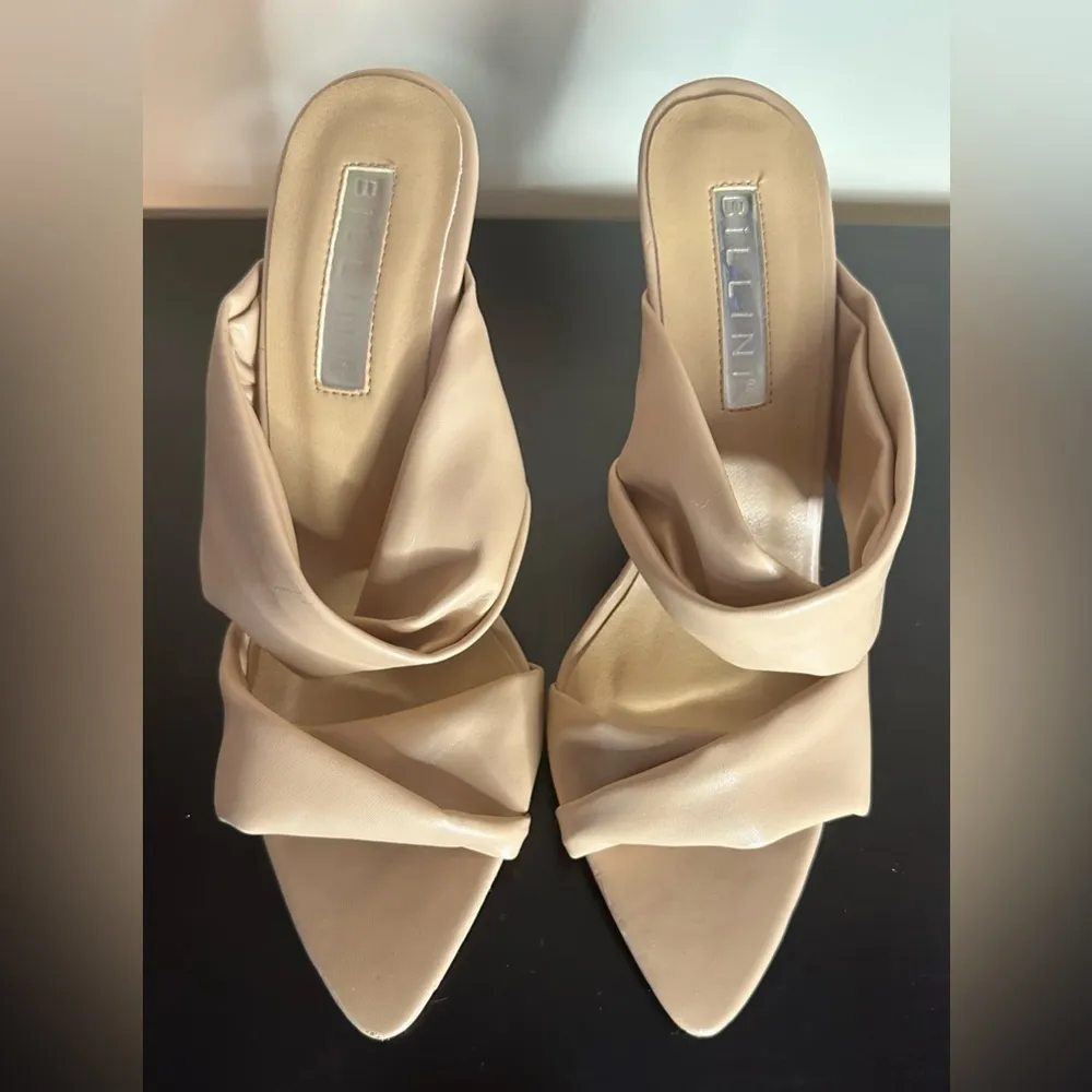 Billini Palmina Honey Mule Sandals Tan Size 8 - Image 2