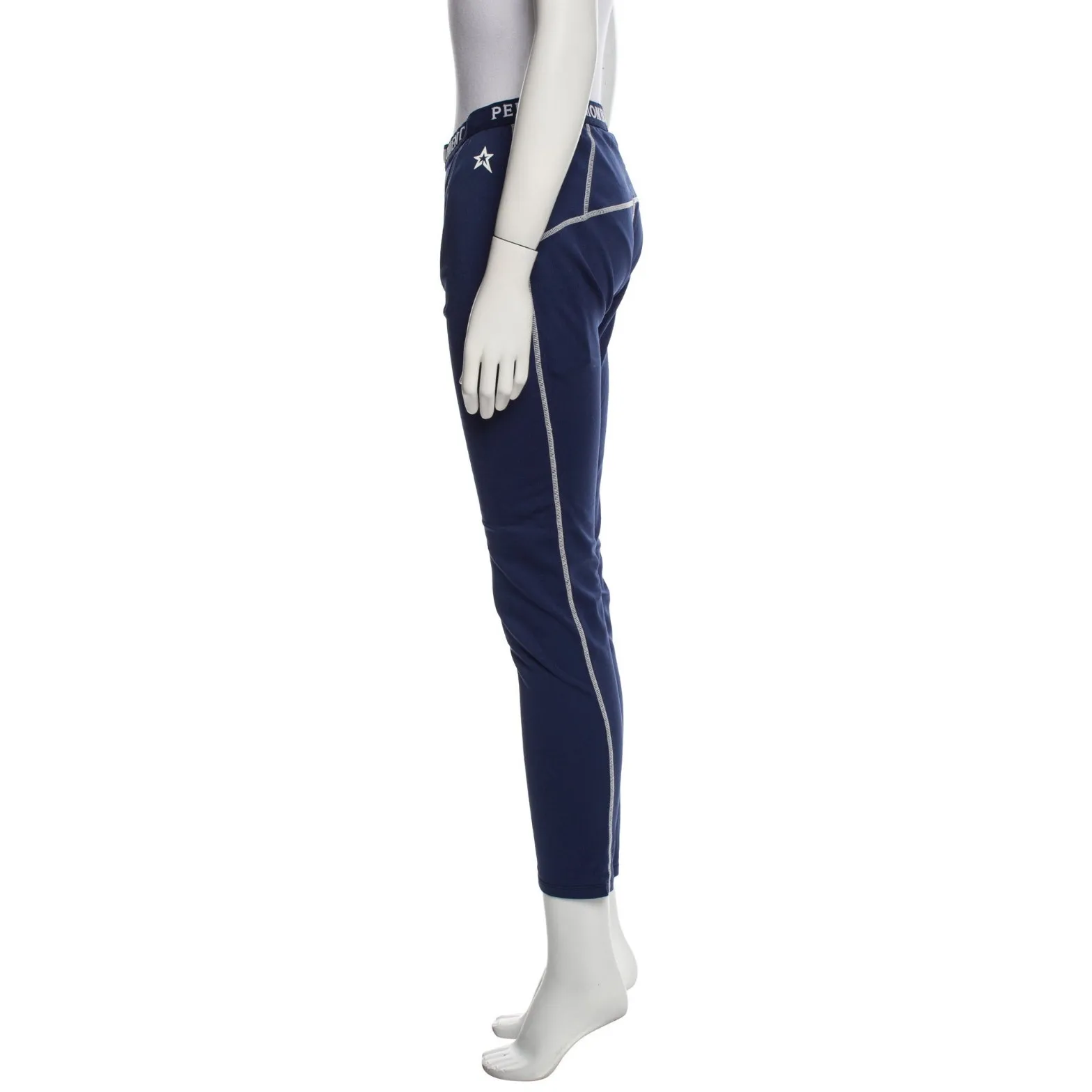 Perfect Moment Navy Polartec Wool Blend Ski Leggings Size Large Blue - Image 4