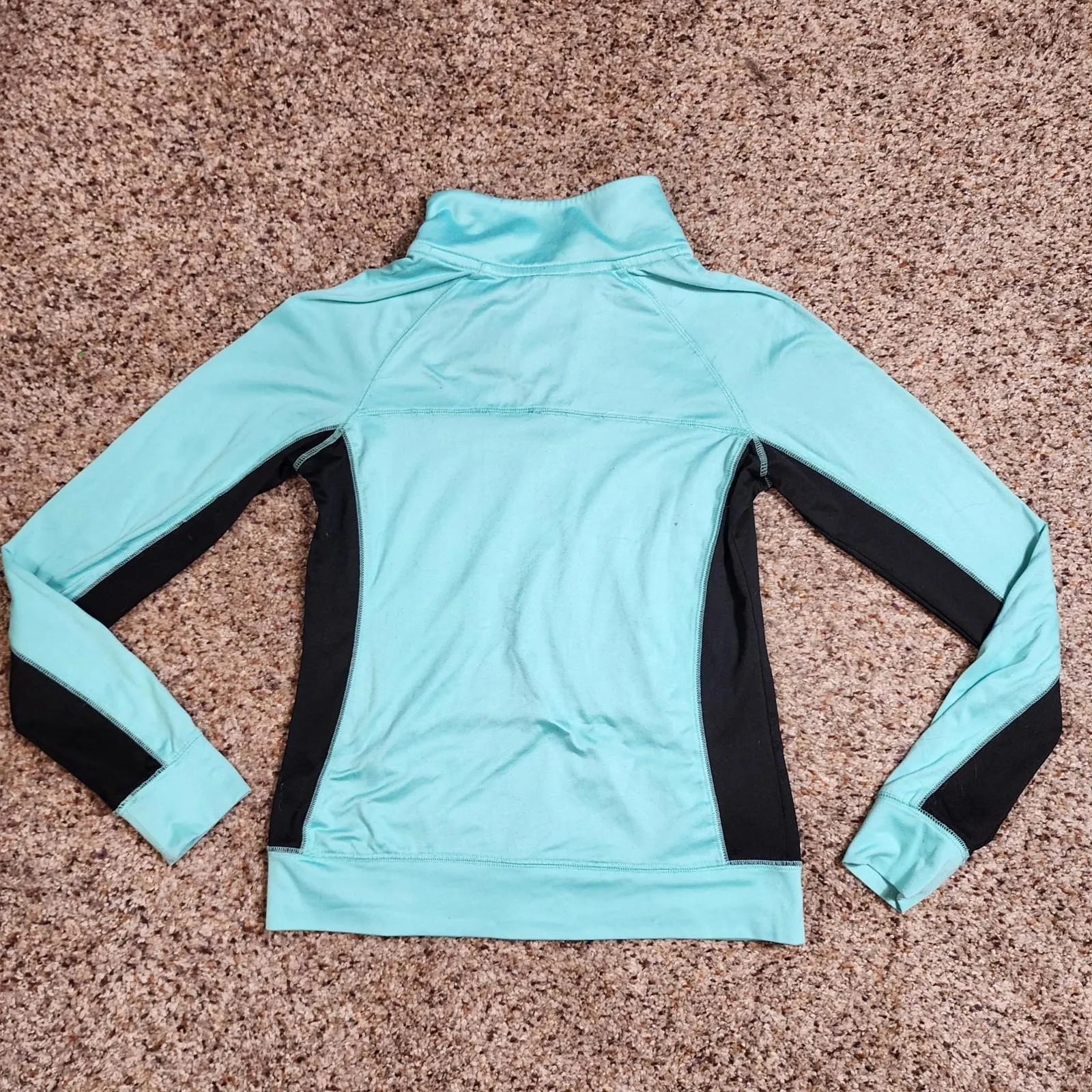 PINK Victoria’s Secret Blue Ultimate 1/4 Zip Pullover Women’s Activewear XS - Image 2
