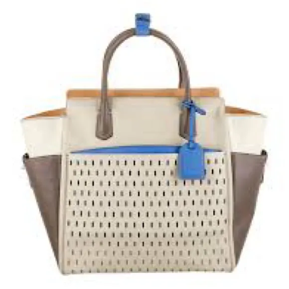 Reed krakoff atlantique perforated tote Tan - Image 2