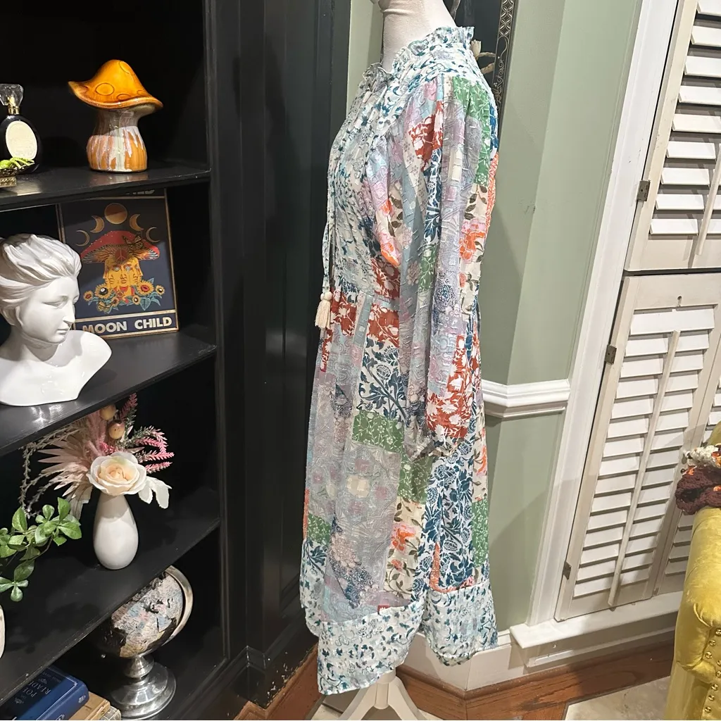 Cato Multicolor Floral Boho Midi Dress – Size 14/16W - Image 10