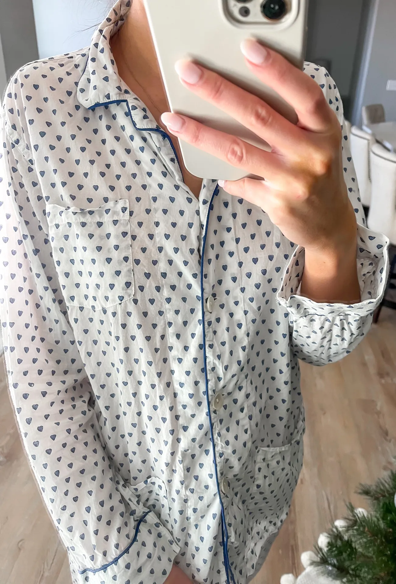 Roller Rabbit Blue Heart Pajama Set - Image 7